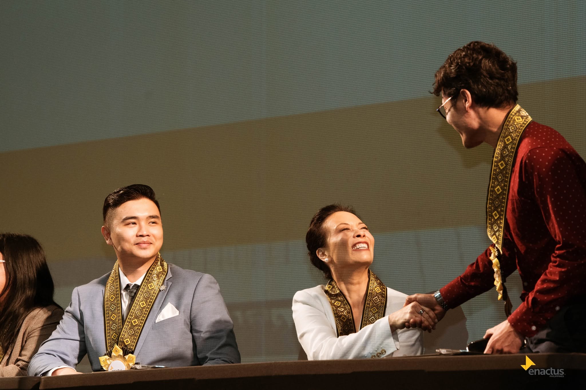 Enactus Philippines event with student participants